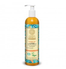 Gel doccia con idrolato di olivello organico Nutrimento e Idratazione Oblepikha Siberica