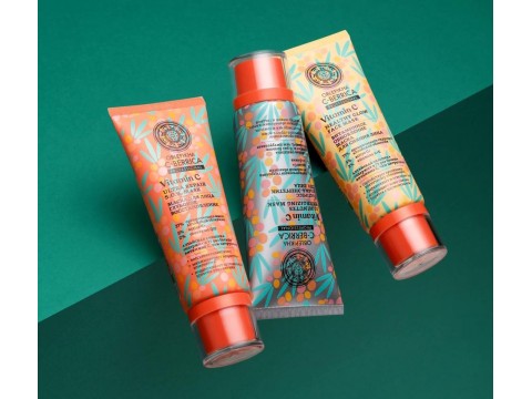 Maschere viso Vita C Vegan di Natura Siberica