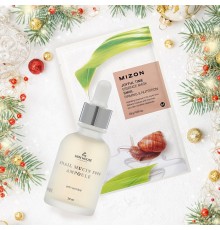 Set natalizio maschera e siero alla bava di lumaca