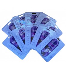 Set 10 pz. maschera-ampoule al vero collagene Jigott