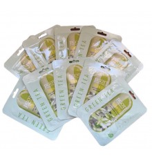 Set 10 pz. maschera-ampoule al vero tè verde Jigott