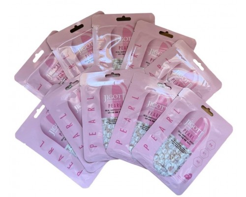 Set 10 pz. maschera-ampoule alla vera perla Jigott
