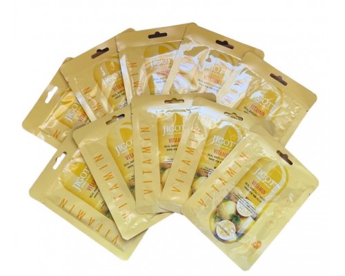 Set 10 pz. maschera-ampoule alle vere vitamine Jigott