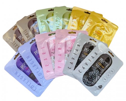 Set 12 maschere viso monouso Jigott