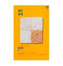 Maschera viso in tessuto al riso Pure Essence Holika Holika