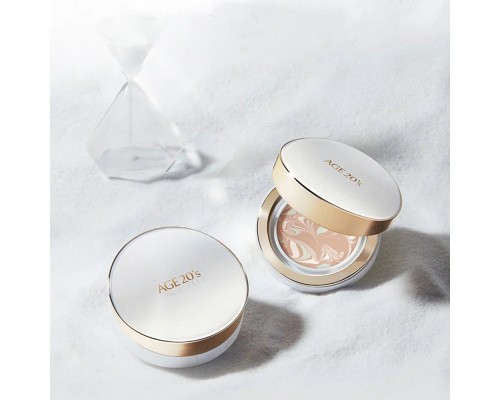 Fondotinta con ricarica Copertura Duratura 21 Beige chiaro SPF50+ PA++++ Signature Essence Cover AGE20s