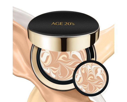 Fondotinta con ricarica Copertura Intensa 21 Beige chiaro SPF50+ PA++++ Signature Essence Cover AGE20s