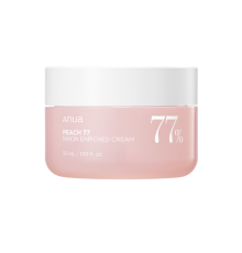 Crema ricca con niacinamide e 77% di pesca Anua