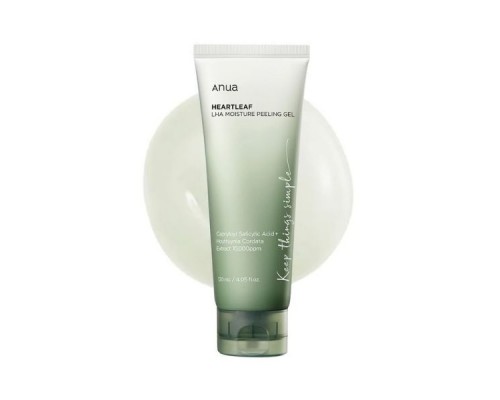 Peeling gel idratante all'acido LHA e Houttuynia Cordata Anua