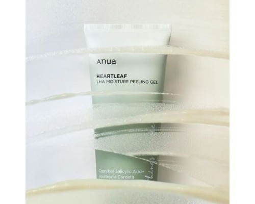 Peeling gel idratante all'acido LHA e Houttuynia Cordata Anua