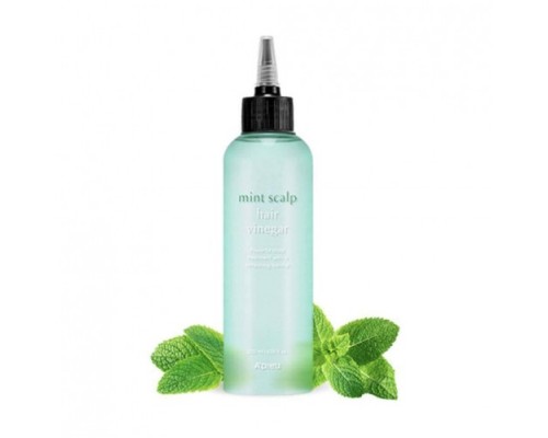 Aceto di menta per capelli e cuoio capelluto A'pieu 