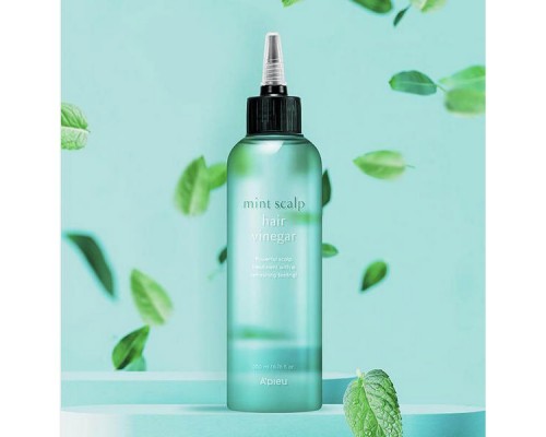 Aceto di menta per capelli e cuoio capelluto A'pieu 