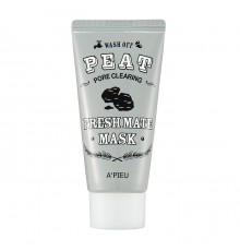 Maschera a risciacquo purificante i pori alla torba Fresh Mate A'pieu