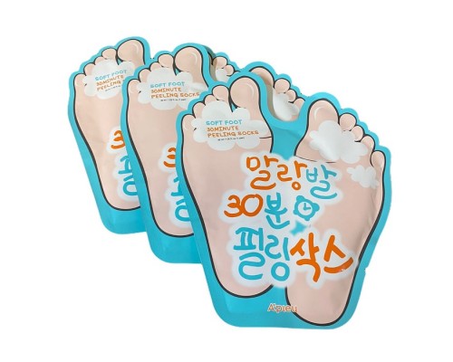 Set calzini peeling piedi A'pieu 3 pz