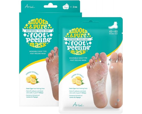 Maschera peeling per piedi levigante e purificante Ariul