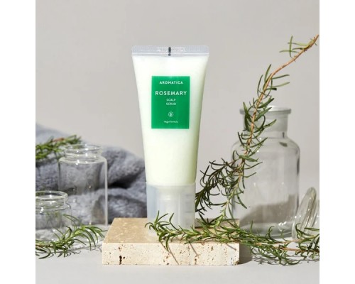 Scrub per il cuoio capelluto al rosmarino Aromatica