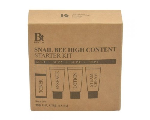 Starter kit ad alto contenuto di bava di lumaca e veleno d'ape Benton