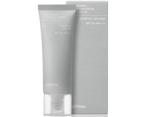 Crema solare a base di acqua Dual Barrier SPF50+ PA++++ Celimax