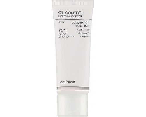 Protezione solare leggera seboregolatrice SPF50+ PA++++ Celimax