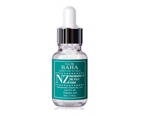 Siero al 20% di niacinamide e 4% zinco NZ Cos de Baha