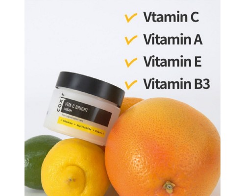 Crema viso illuminante alla vitamina C Coxir