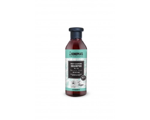 Shampoo profondamente purificante №145 per capelli grassi Dr. Konopka's