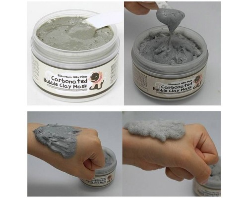 Maschera all'argilla e carbone attivo Bubble Milky Piggy Elizavecca