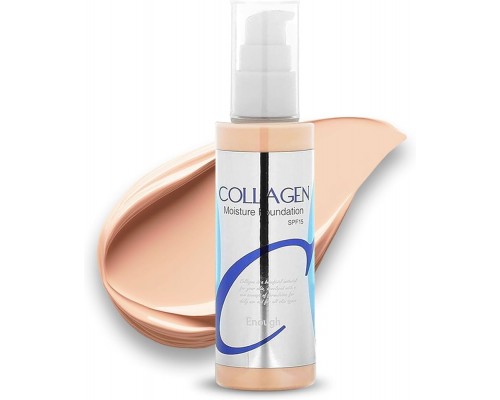 Fondotinta idratante al collagene No.21 SPF15 Enough