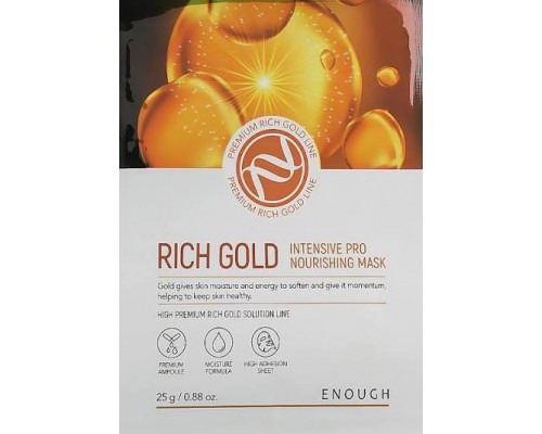 Maschera intensamente nutriente Pro Rich Gold Enough
