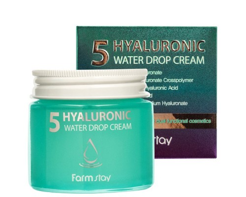 Crema ai 5 tipi di acido ialuronico Water Drop FarmStay
