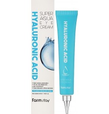 Crema contono occhi all'acido ialuronico Super Aqua FarmStay 