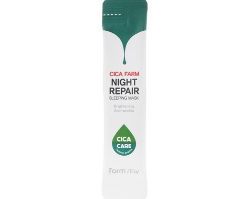 Maschera notte riparazione notturna alla centella asiatica Cica FarmStay