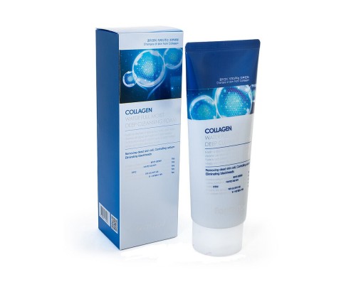Schiuma detergente profondamente idratante al collagene Water Full FarmStay