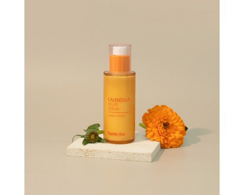 Siero alla calendula per sollievo della pelle FarmStay