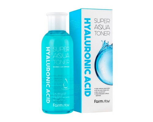 Toner all'acido ialuronico Super Aqua FarmStay 