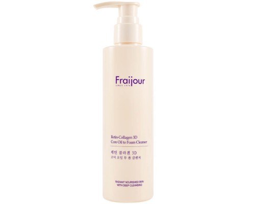 Detergente 2-in-1 olio in schiuma Retin-Collagen 3D Core Fraijour