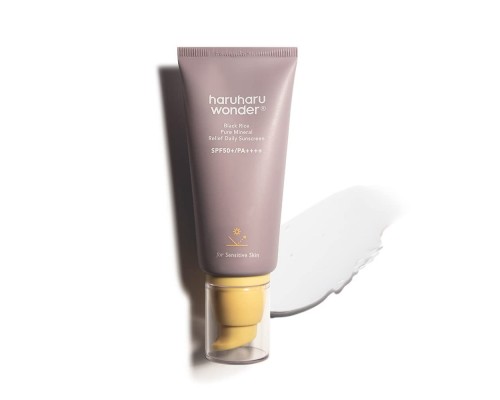 Protezione solare quotidiana rigenerante minerale pura al riso nero SPF50+ PA++++ Wonder Haru Haru