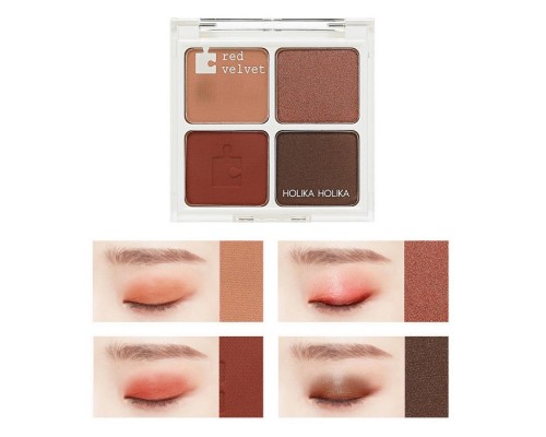 Palette occhi Piece Matching Palette 01 Red Velvet Holika Holika