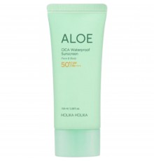 Protezione solare waterproof all'aloe e centella asiatica SPF50+ PA++++ Holika Holika