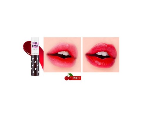 Tinta labbra color Ciliegia RD01 Holi Pop Holika Holika
