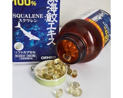Integratore di squalene con estratto di squalo di mare profondo per 60 giorni Orihiro