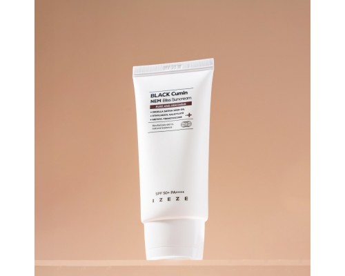 Protezione solare al cumino nero SPF50+ PA++++ NEM Bliss Izeze