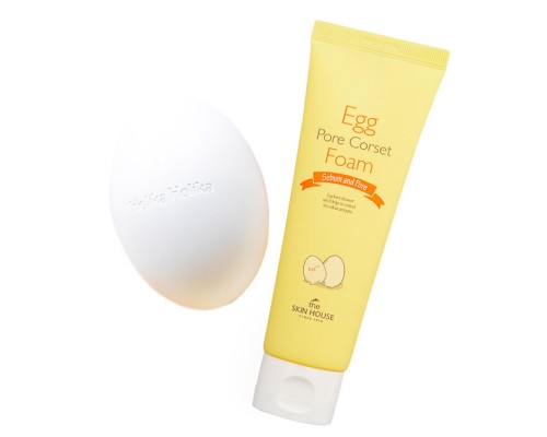 Set peeling e schiuma detergente all'uovo