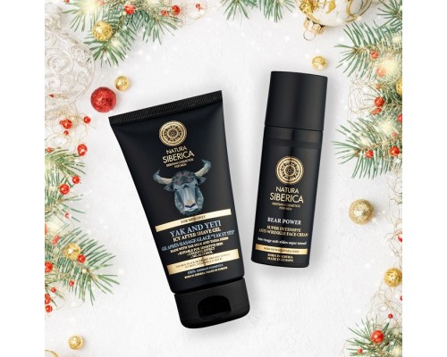 Set crema viso e gel dopobarba da uomo Natura Siberica