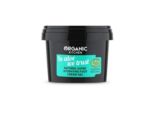 Crema in gel piedi super idratante naturale In aloe we trust Organic Kitchen