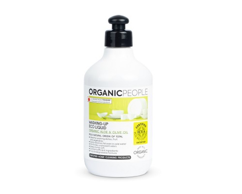 Liquido ecologico detergente all'olio di oliva e aloe Organic People