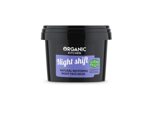 Maschera viso notte riparatrice naturale Night shift Organic Kitchen