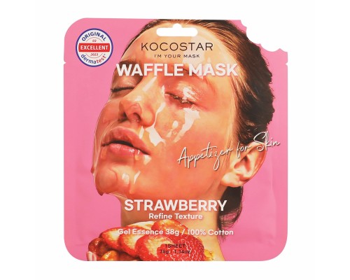 Maschera alla fragola Waffle Kocostar