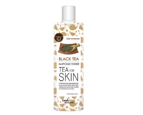 Ampoule-toner viso al tè nero Tè per la Pelle LookATME