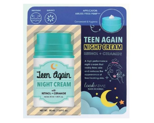 Crema viso notte al retinolo e ceramidi Di Nuovo Adolescente LookATME